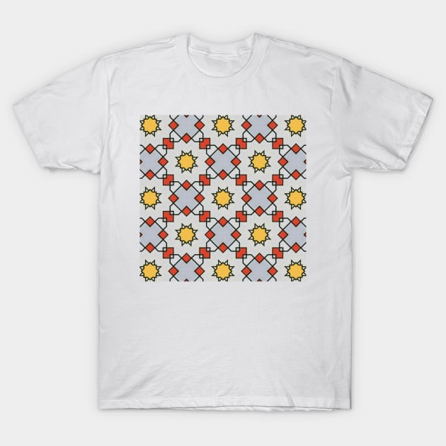 Sun pattern (sun pattern antava, floral, sun pattern redbubble and sun pattern artist) T-Shirt by Thepurplepig